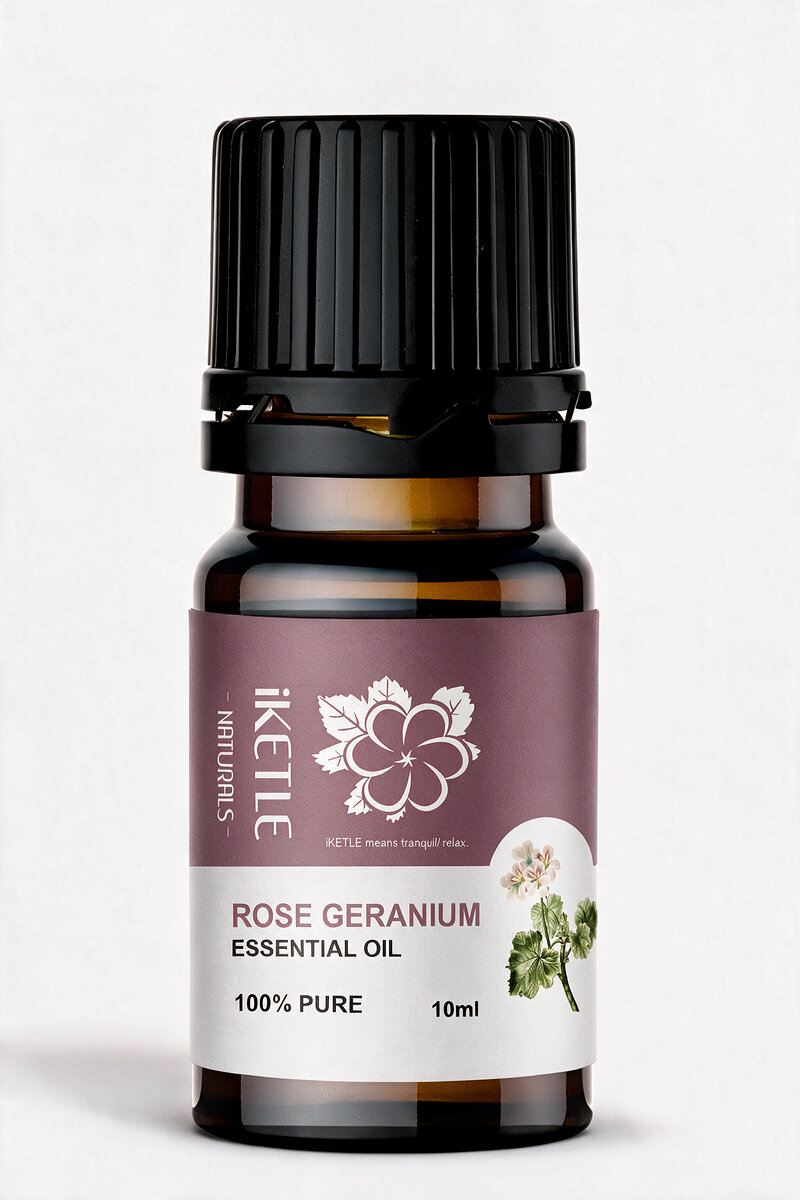 Rose Geranium EO bottle